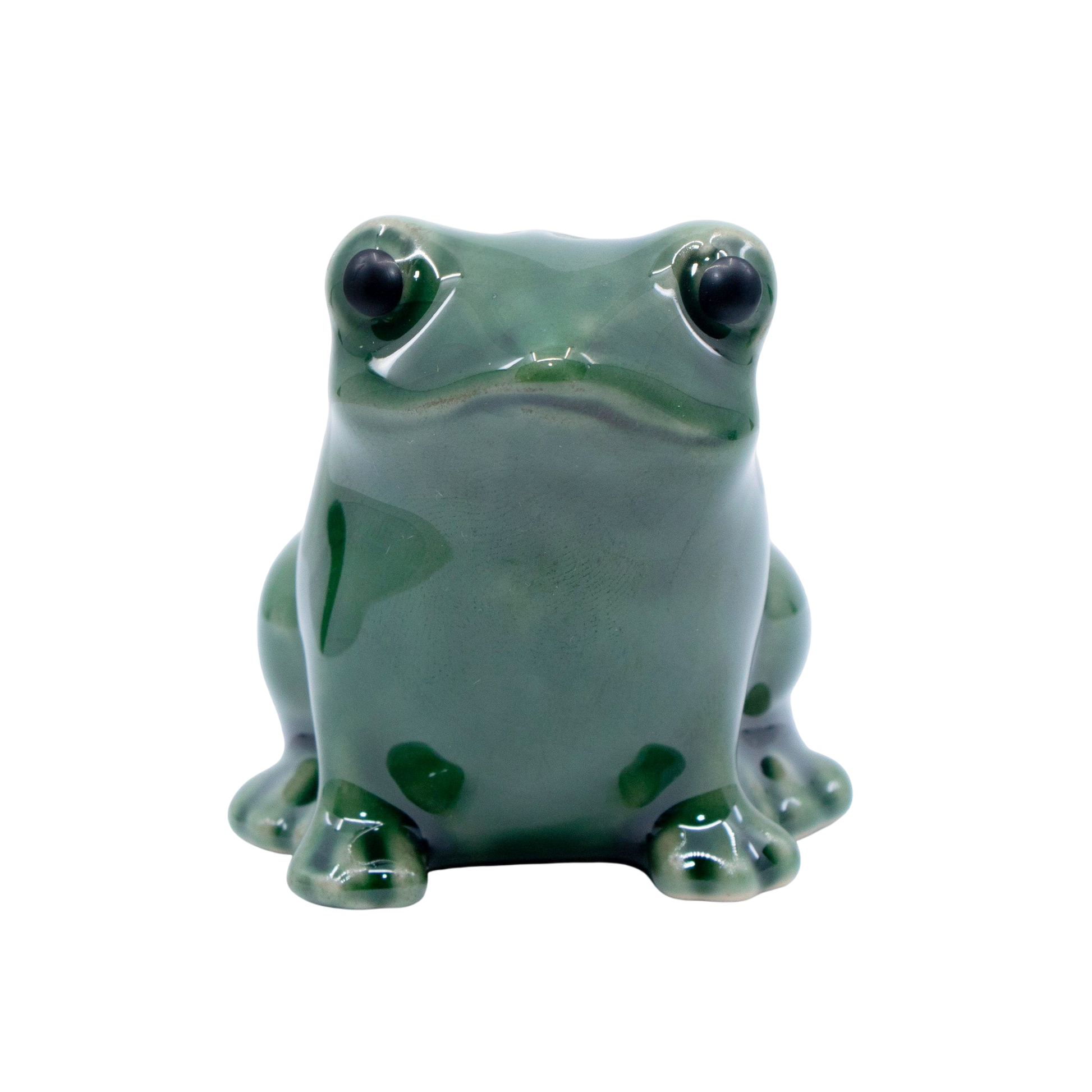 Reactive Glaze Frog Salt & Pepper Shakers - Punch Bowl Designs