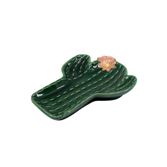 Reactive Glaze Cactus Spoon Rest - Punch Bowl Designs