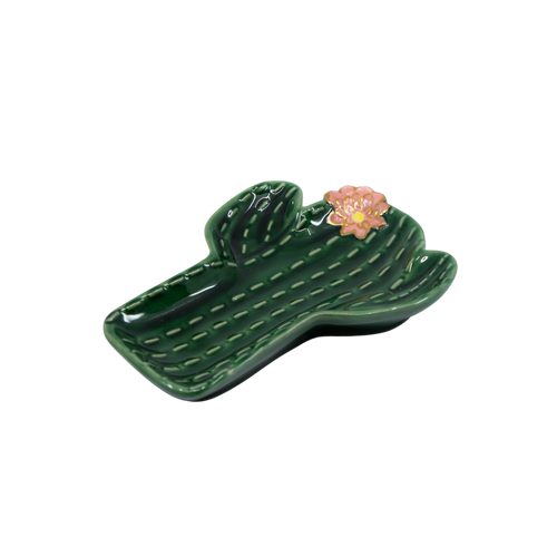 Reactive Glaze Cactus Spoon Rest - Punch Bowl Designs
