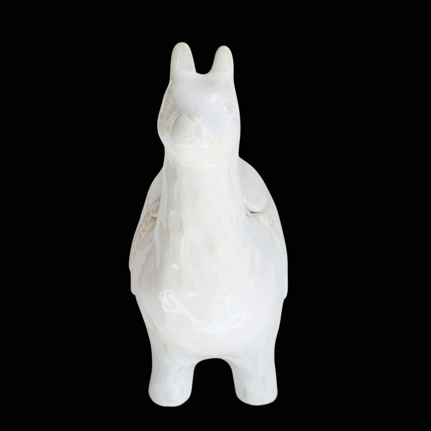 Reactive Glaze Llama Cookie Jar - Punch Bowl Designs