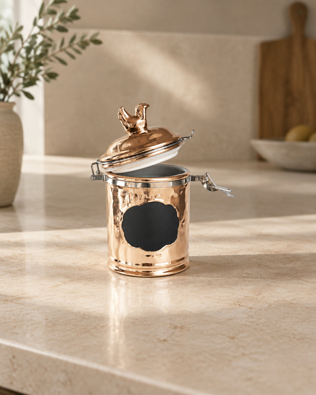 Country Farm Hinged Jar with Chalk Board