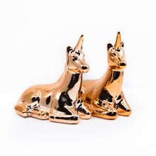 Copper Plated Unicorn Salt & Pepper Shakers