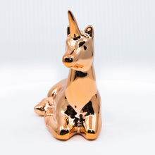 Copper Plated Unicorn Salt & Pepper Shakers