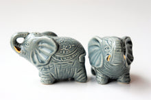 Reactive Glaze Elephant Salt & Pepper Shakers