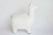 Reactive Glaze Llama Cookie Jar