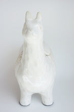 Reactive Glaze Llama Cookie Jar